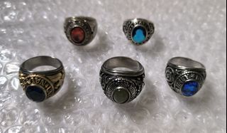 US Ball Ring Pure Stone 925 Twotone