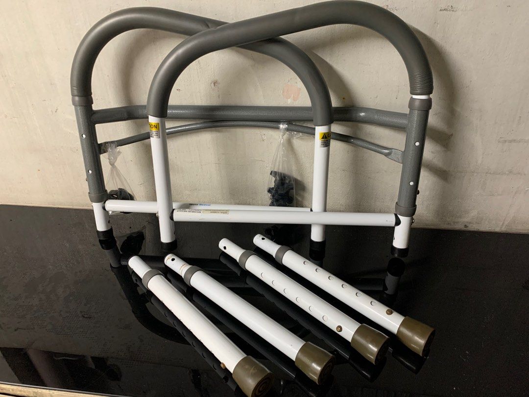 Vaunn Deluxe Folding Safety Toilet Rail, Furniture & Home Living