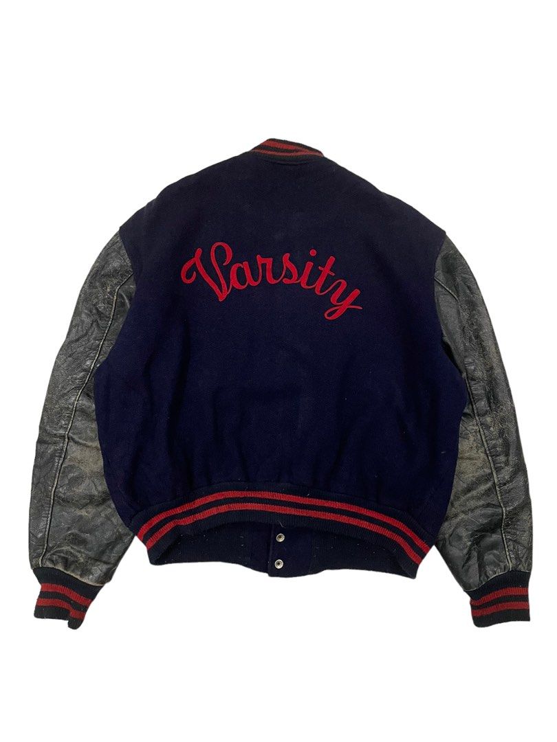 80s varsity jacket discount