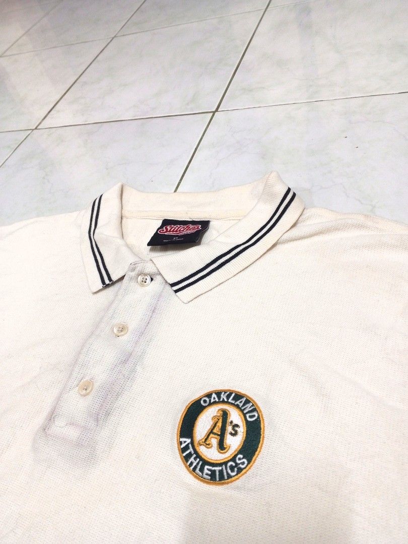 Oakland Athletics Antigua Venture Desert Dry Polo - Green