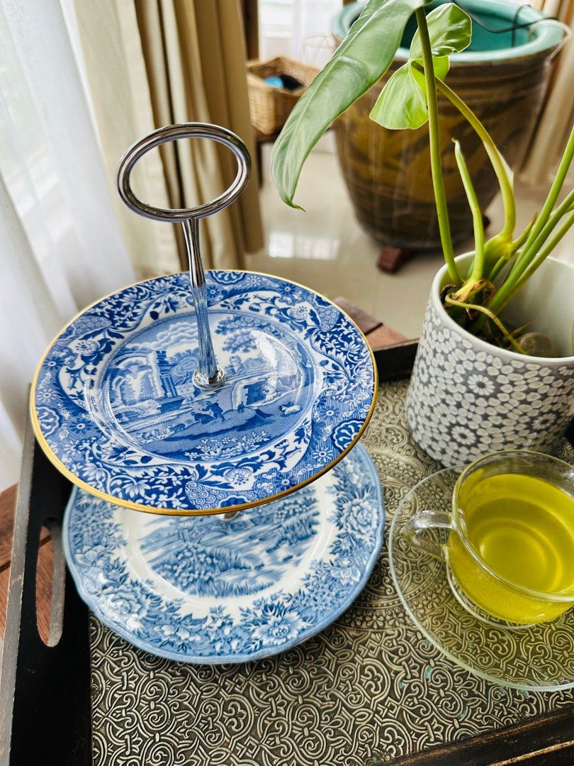 Vintage Repurposed Bone China and Ironstone Cake Stand Hobbies