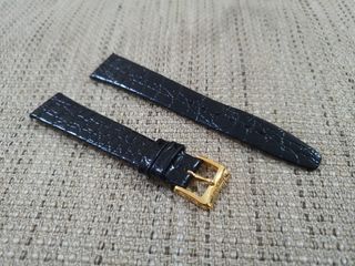 Vintage strap jam tangan tali croco crocodile aligator 18mm not cartier rolex watch