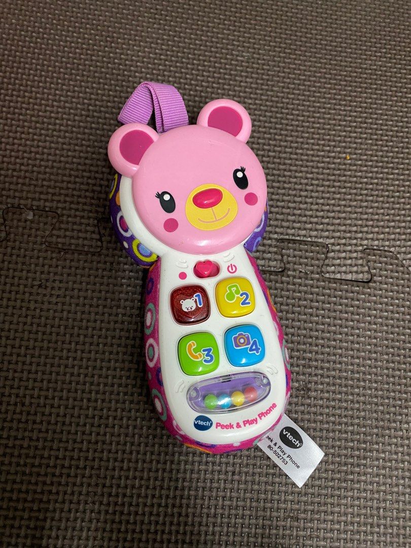 Vtech peek and play phone pink on sale