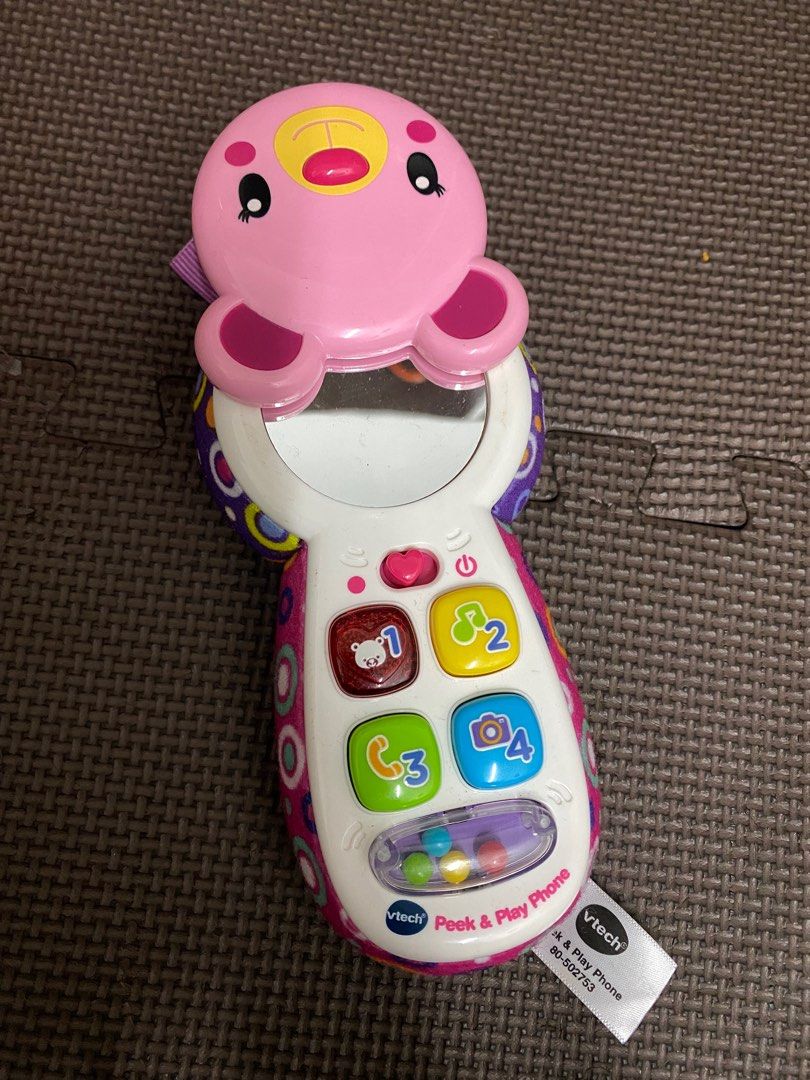 Vtech peek and play phone pink sale