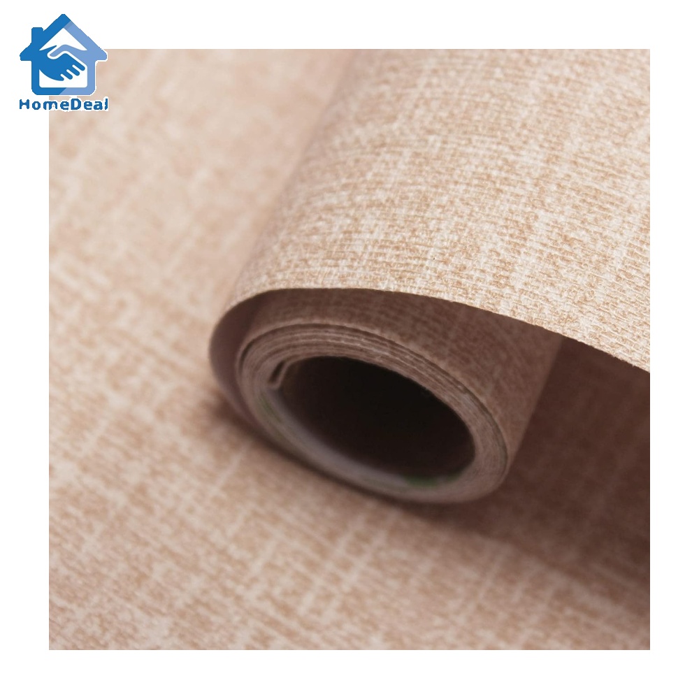 WADILE Grasscloth Peel and Stick Wallpaper 15.7in x 196.8in, Textured