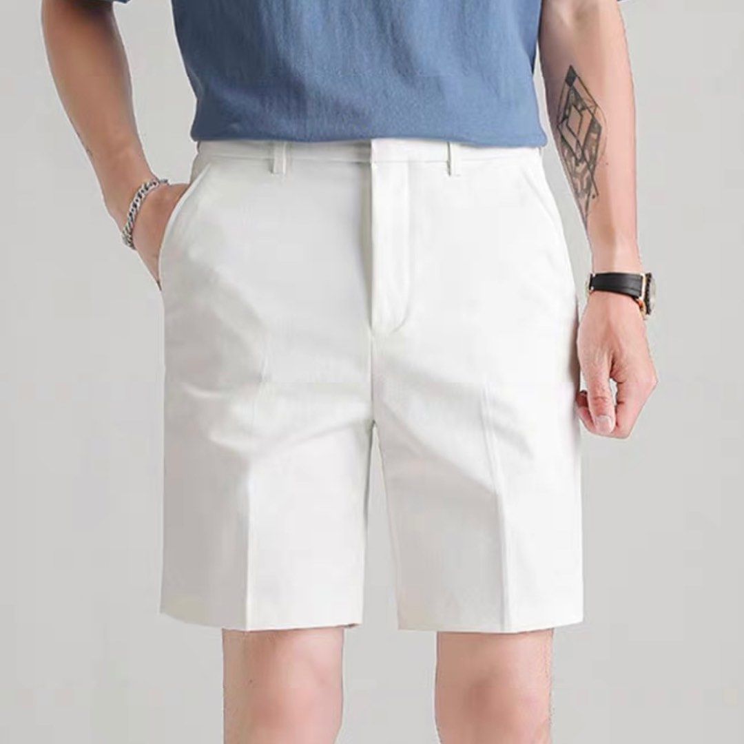 White short hotsell pants suit