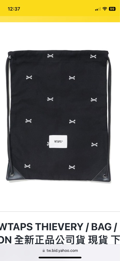 WTAPS THIEVERY/BAG/COTTON, 男裝, 袋, 背包- Carousell