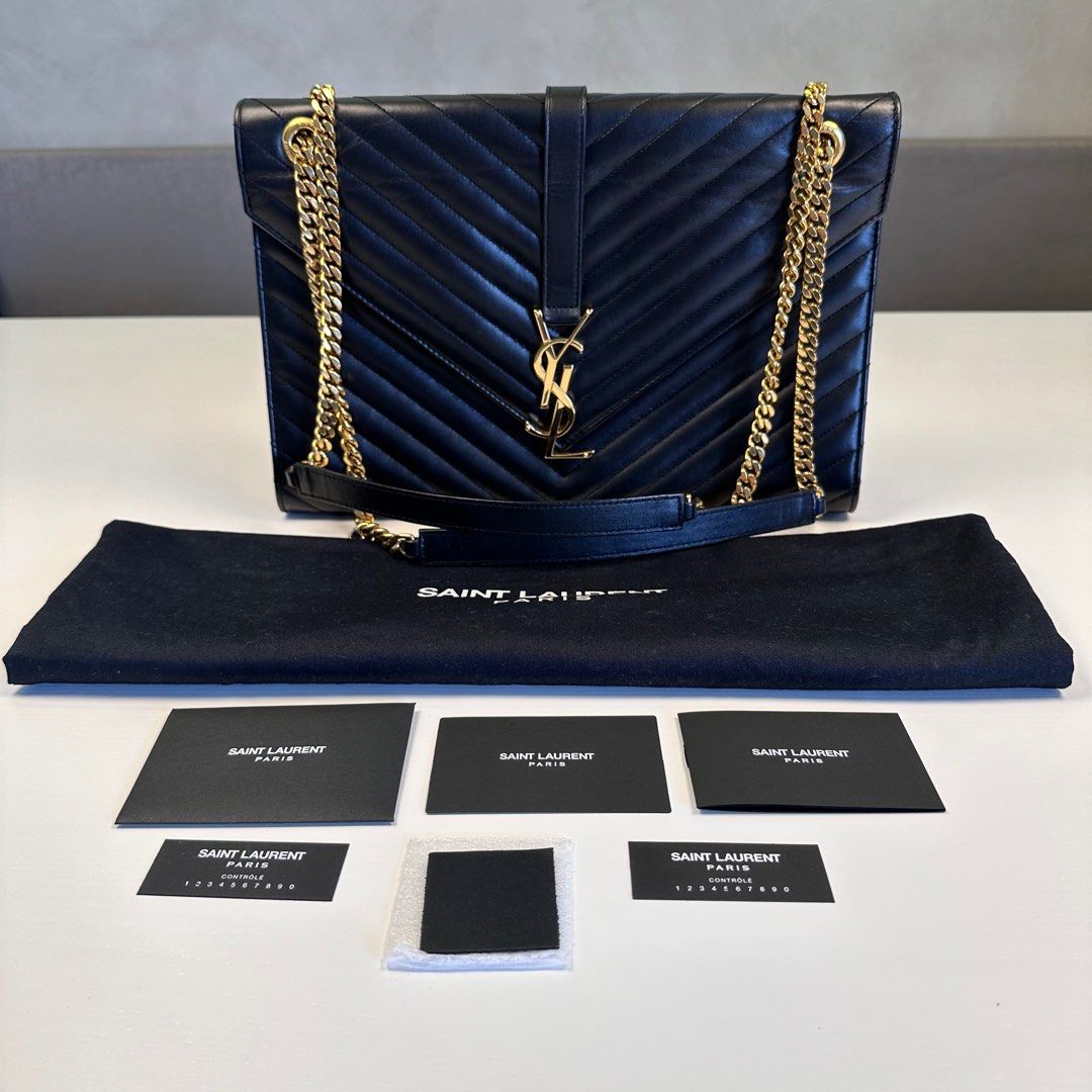 YSL Envelope Bag, Luxury, Bags & Wallets on Carousell