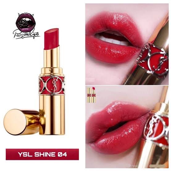 YSL Volupte shine oil 4 Rouge in danger original guarantee