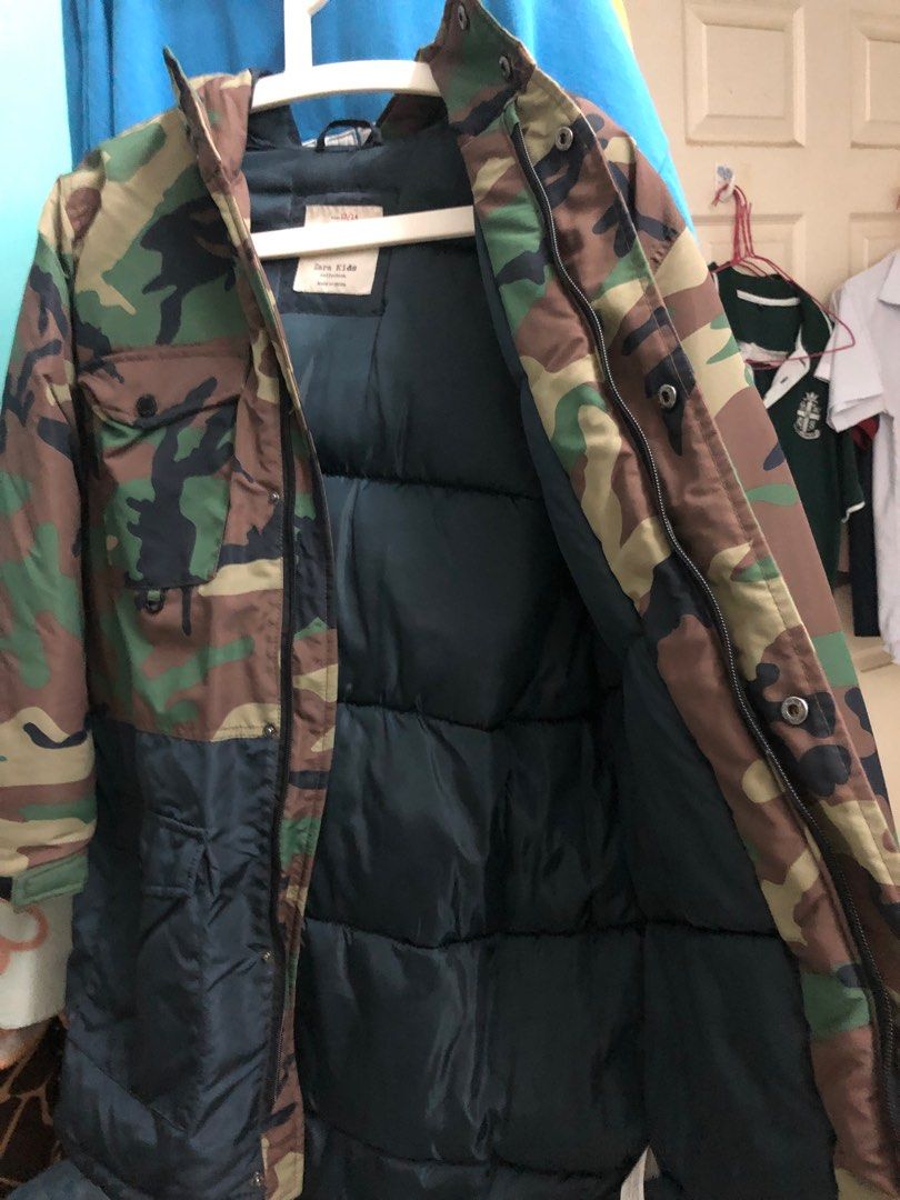 Parka camouflage zara deals