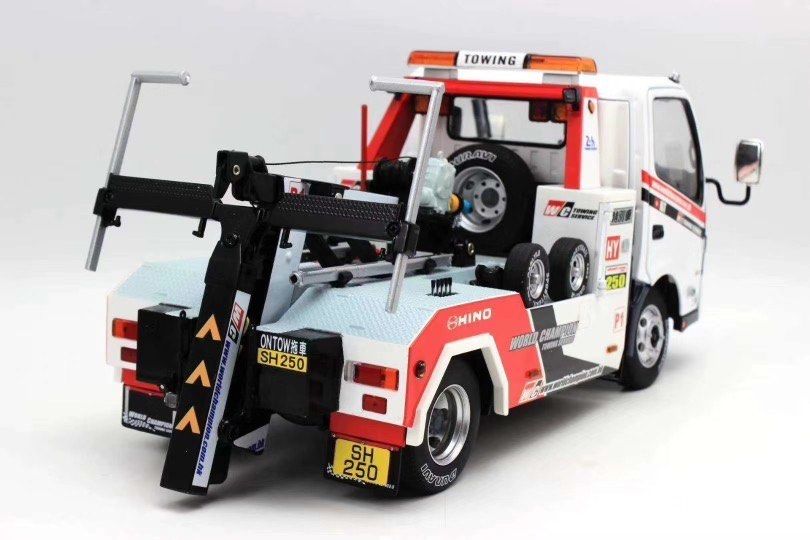 1/18 TINY Hino 300 Tow Truck (full opening diecast), Hobbies