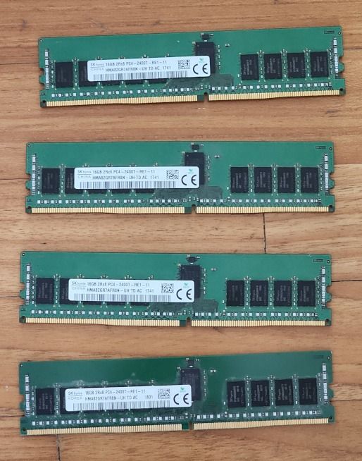 16GB RAM DDR4 ECC for servers