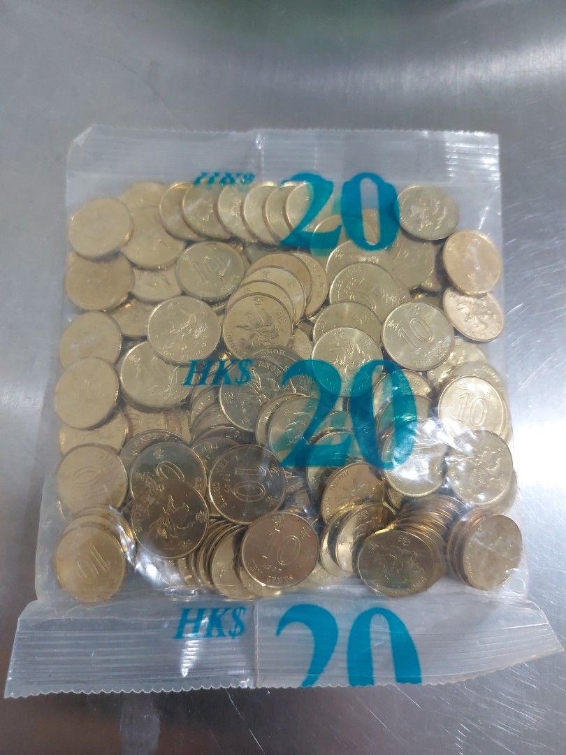 全新1997 年一角硬幣一毫200枚, 興趣及遊戲, 收藏品及紀念品, 錢幣- Carousell