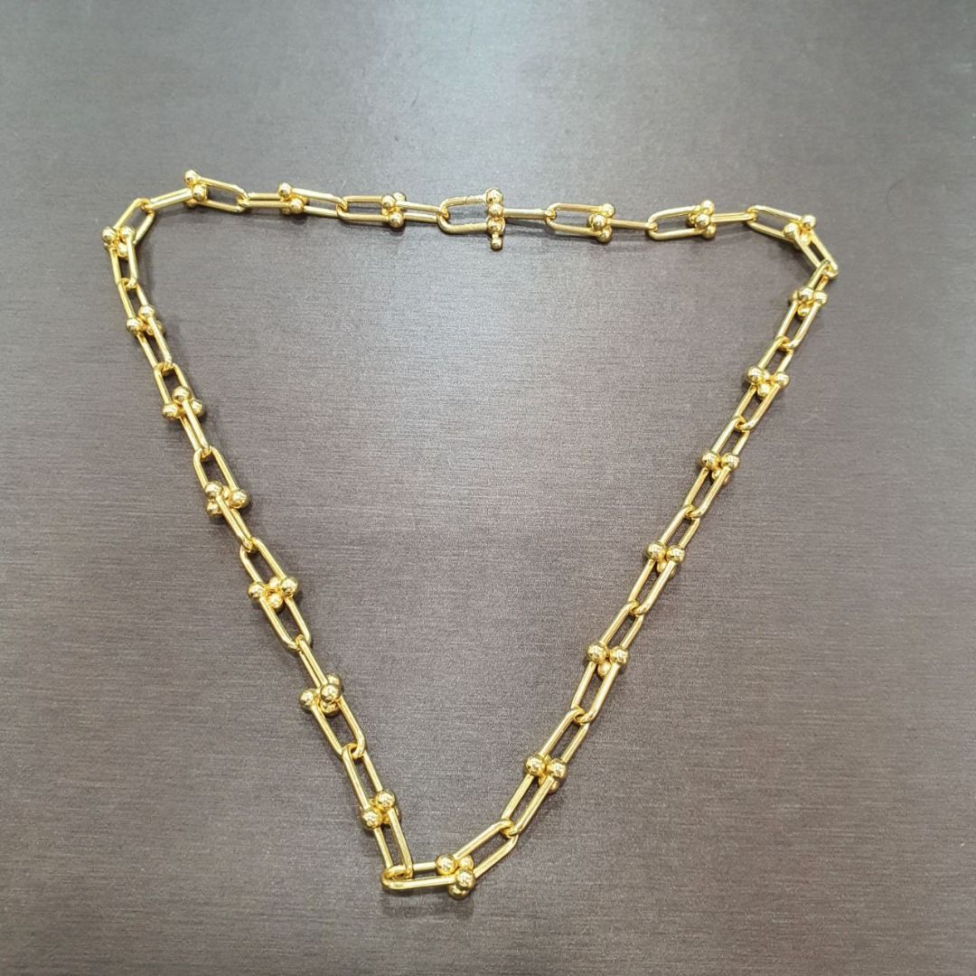 Gold chain hotsell link necklace