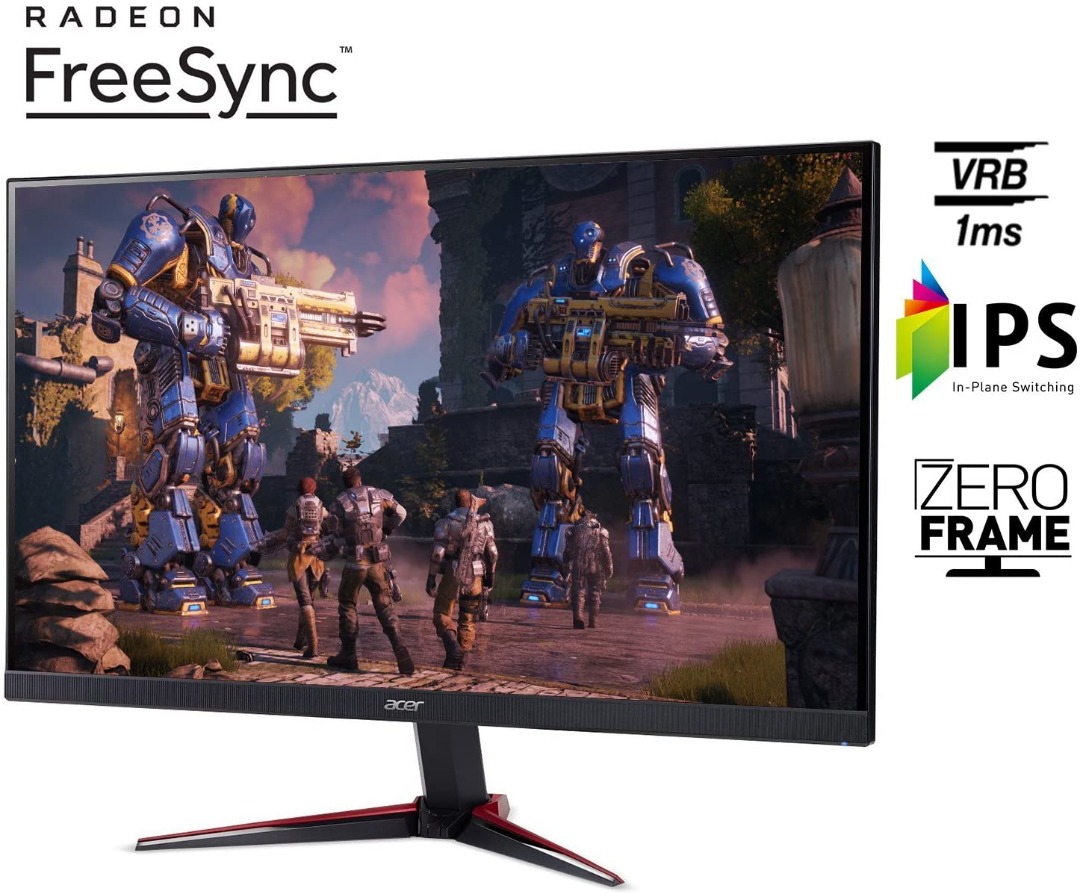 24" Acer KG242Y AMDFREESYNC 1ms 75Hz Refresh Gaming Monitor, Computers