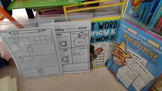Sight Words幼稚園 寫字練習，ABC/數字 /線條練習