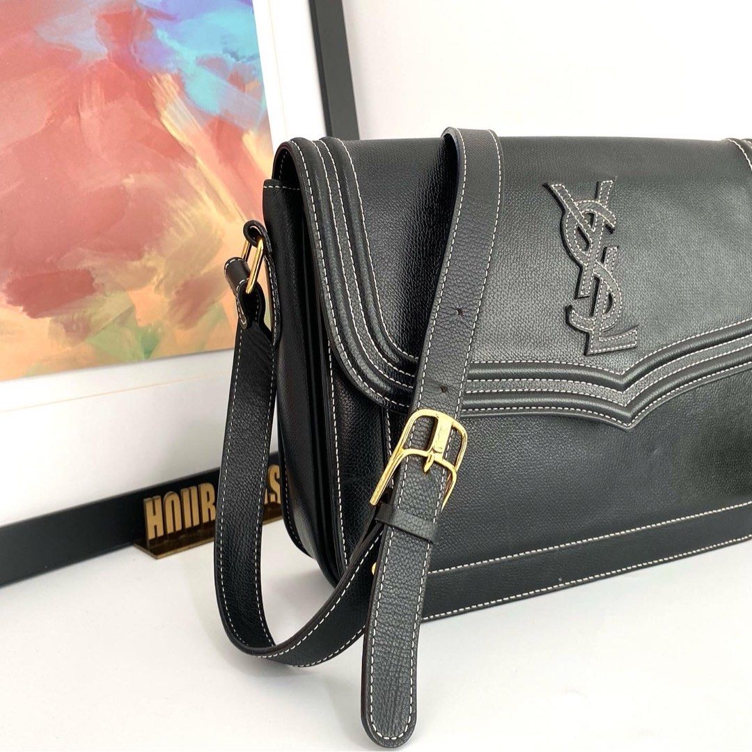 Ysl black clearance side bag