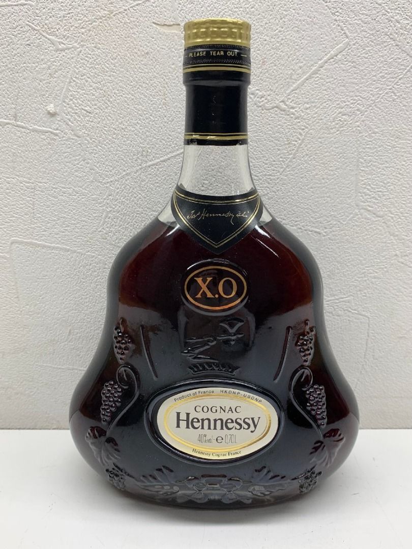 未開栓] Hennessy XO 干邑白蘭地金蓋透明瓶40 度700ml 附盒軒尼詩
