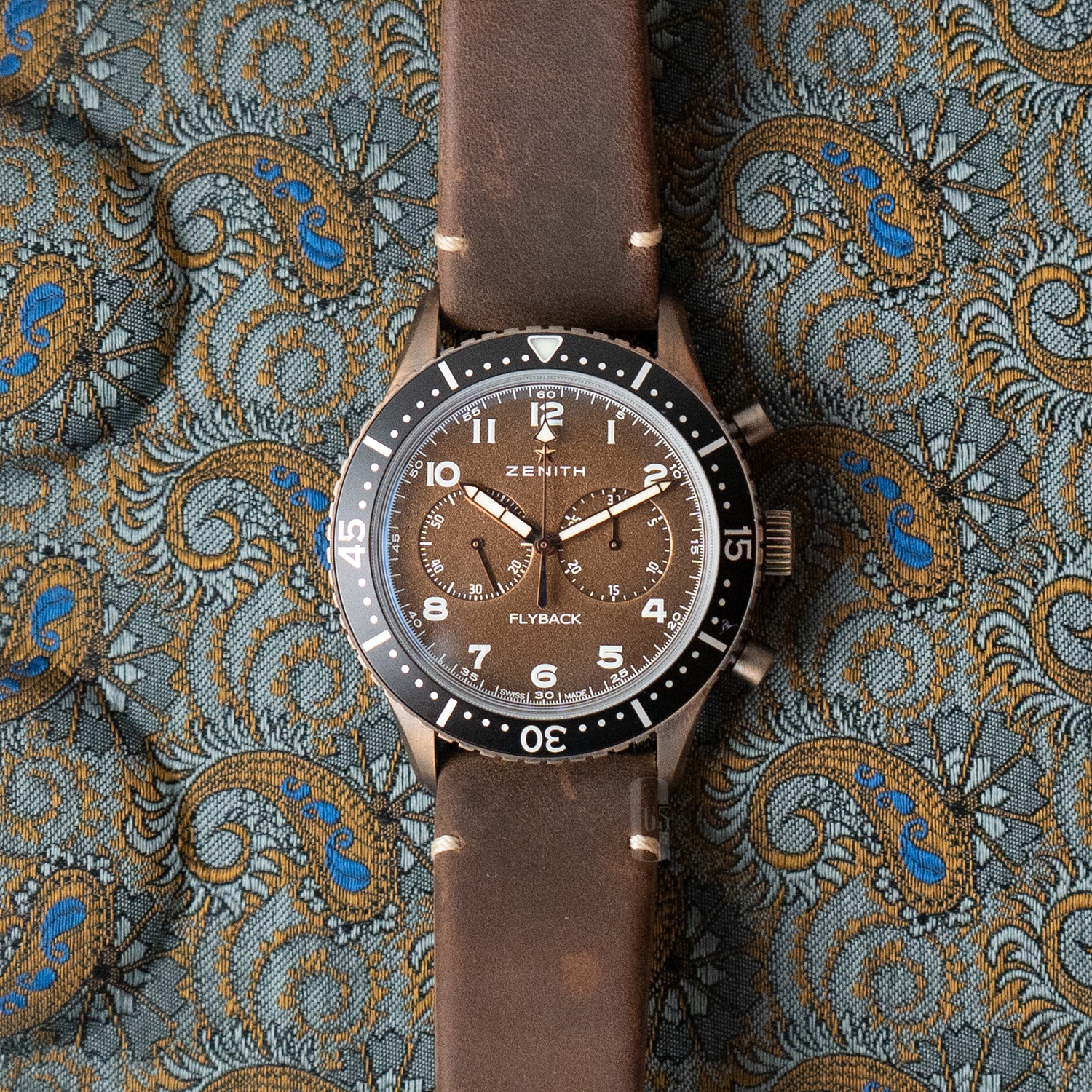 Zenith flyback bronze shop