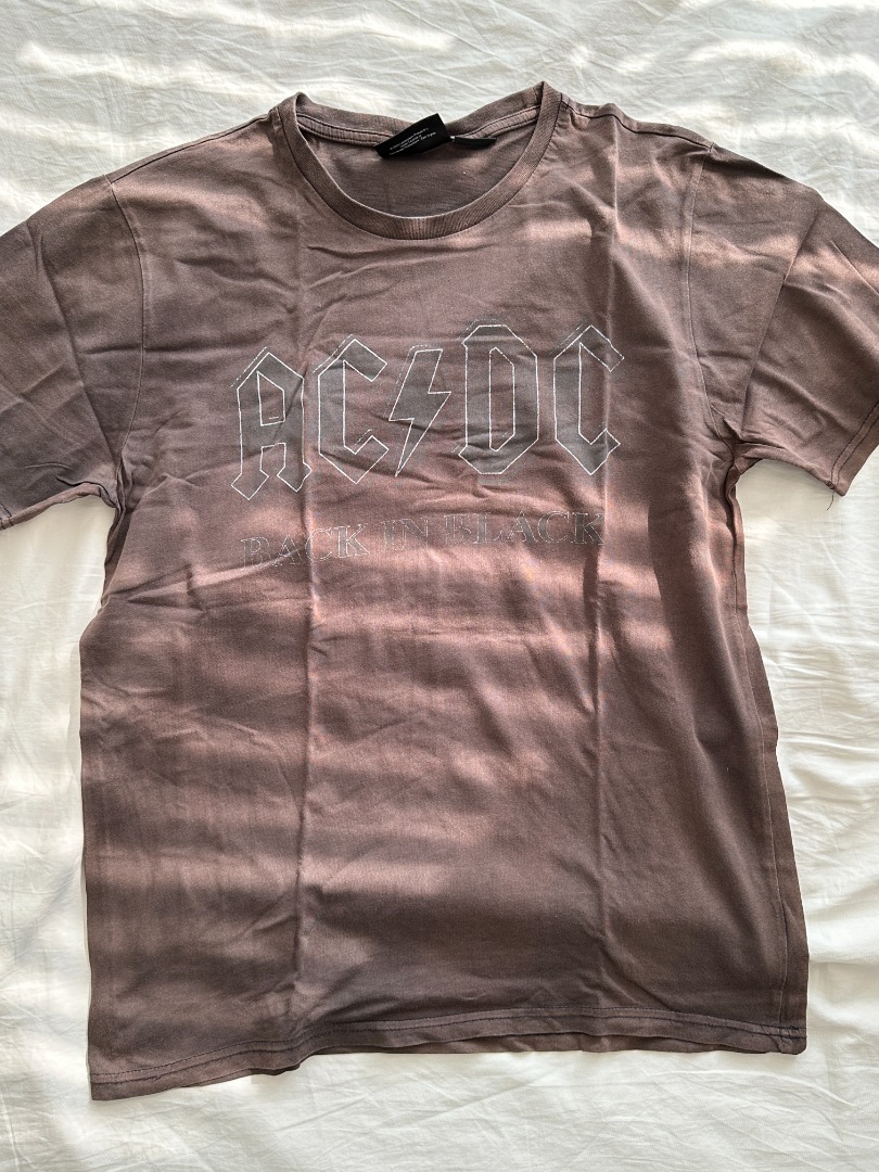 ACDC Band Tee, Men's Fashion, Tops & Sets, Tshirts & Polo Shirts on ...