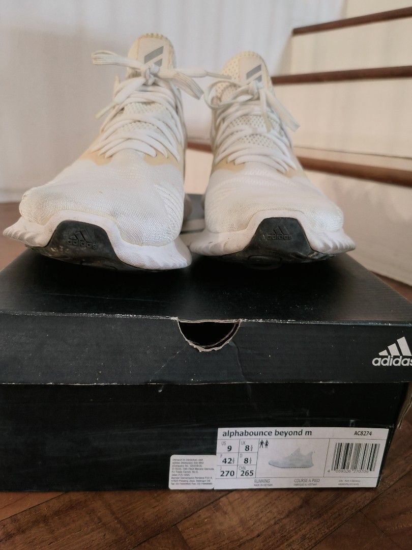 Adidas alphabounce store continental white