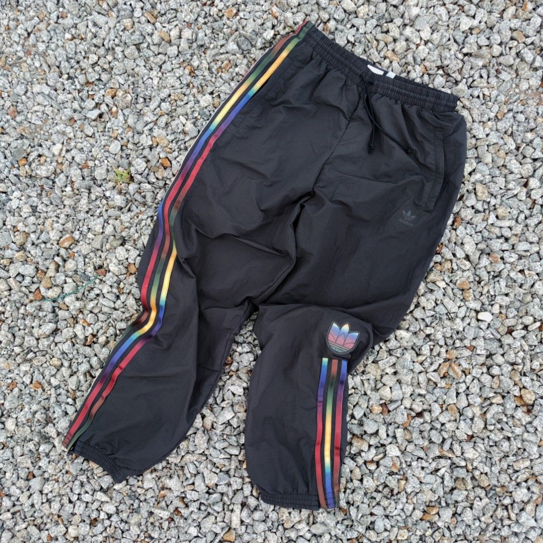 Rainbow adidas cheap pants