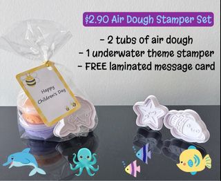 Air Dough Stamper Goodie Bag Set | Children’s Day | Kids | Birthday Party | Door Gift | Farewell Present