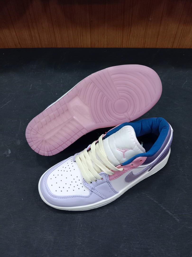 Air Jordan 1 Low Pastel Purple Women's - DZ2768-651, Fesyen