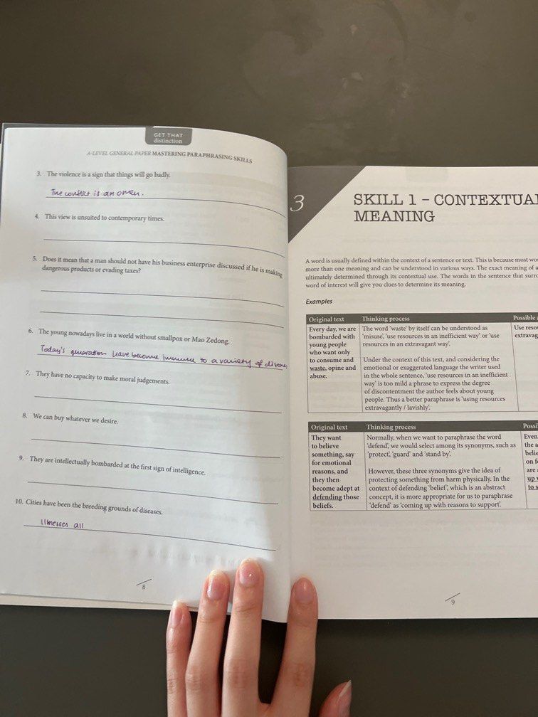 A-Level Mastering Paraphrasing Skills, Hobbies & Toys, Books ...