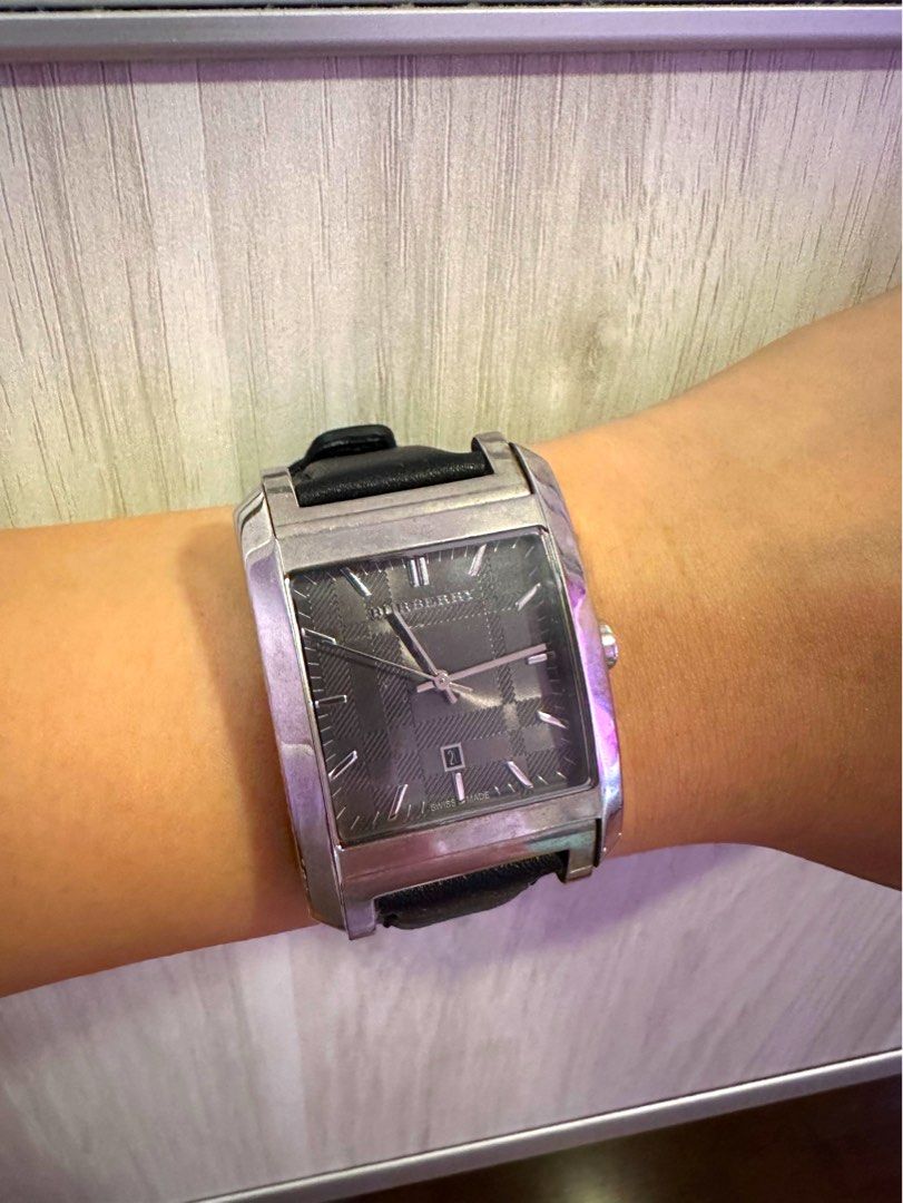 Burberry watch shop mens purple