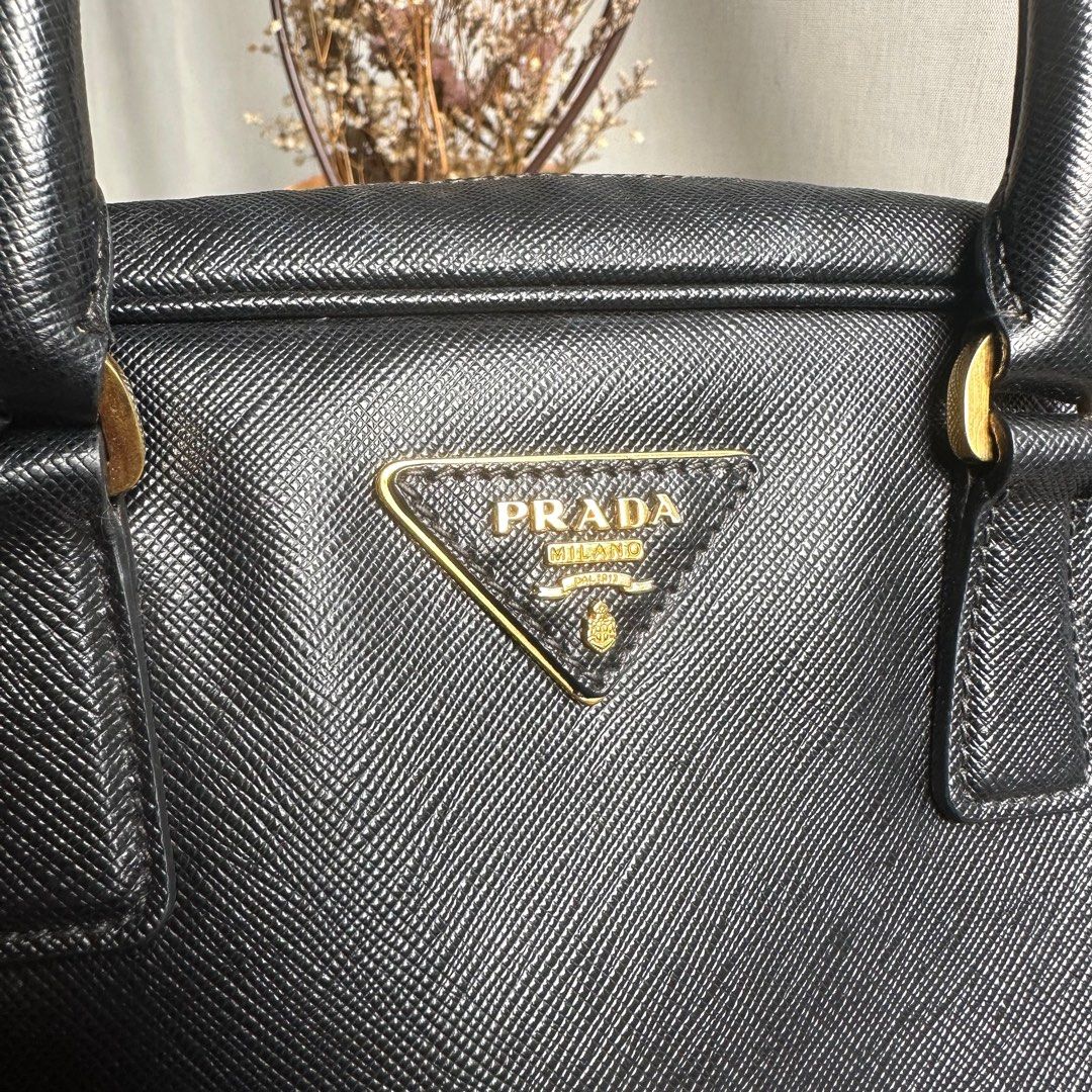 Authentic Prada Bowling Bag, Women's Fashion, Bags & Wallets