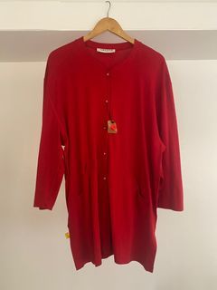 Authentic Sonia Rykiel red cardigan