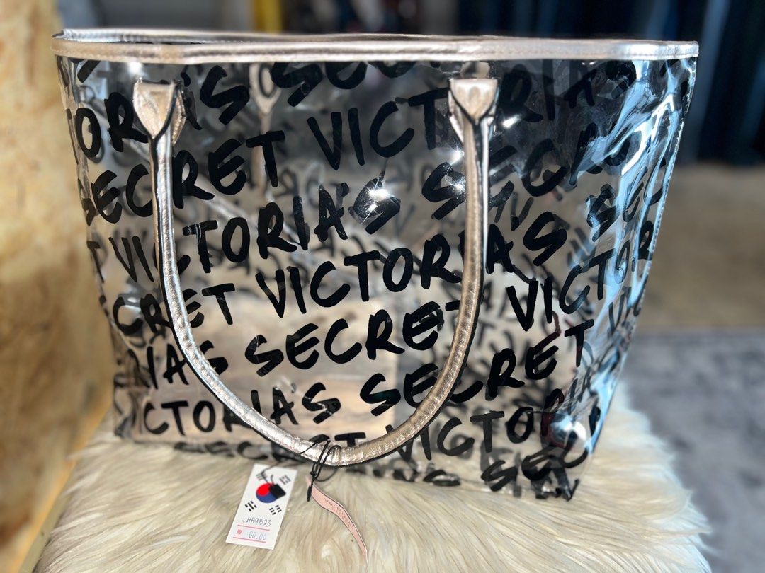 AUTHENTIC VICTORIA SECRET GRAFFITI TOTE BAG Women s Fashion