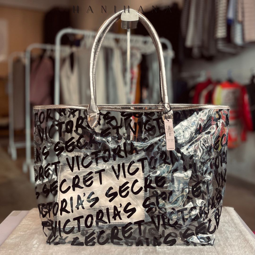 Victoria secret clear tote bag hot sale