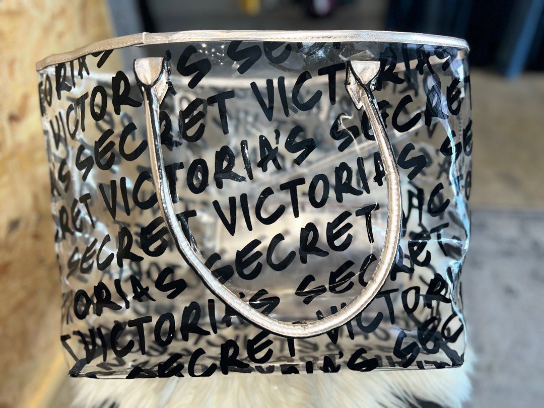 Victoria secret outlet graffiti tote bag