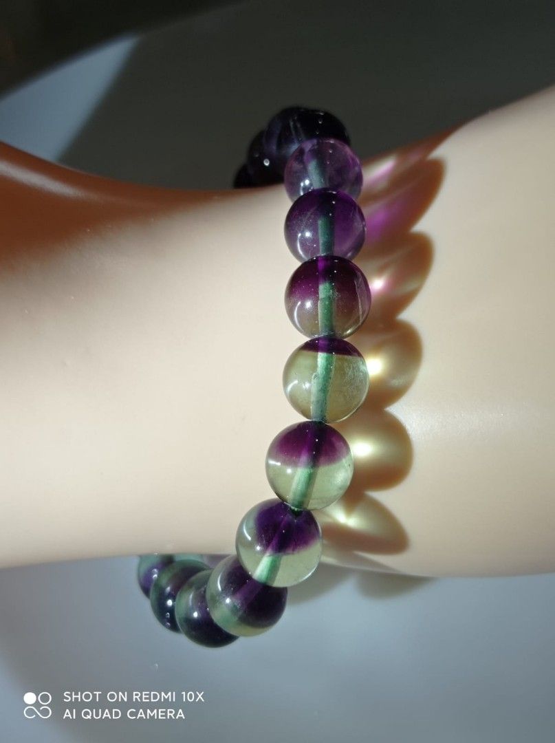 Purple hot sale fluorite beads