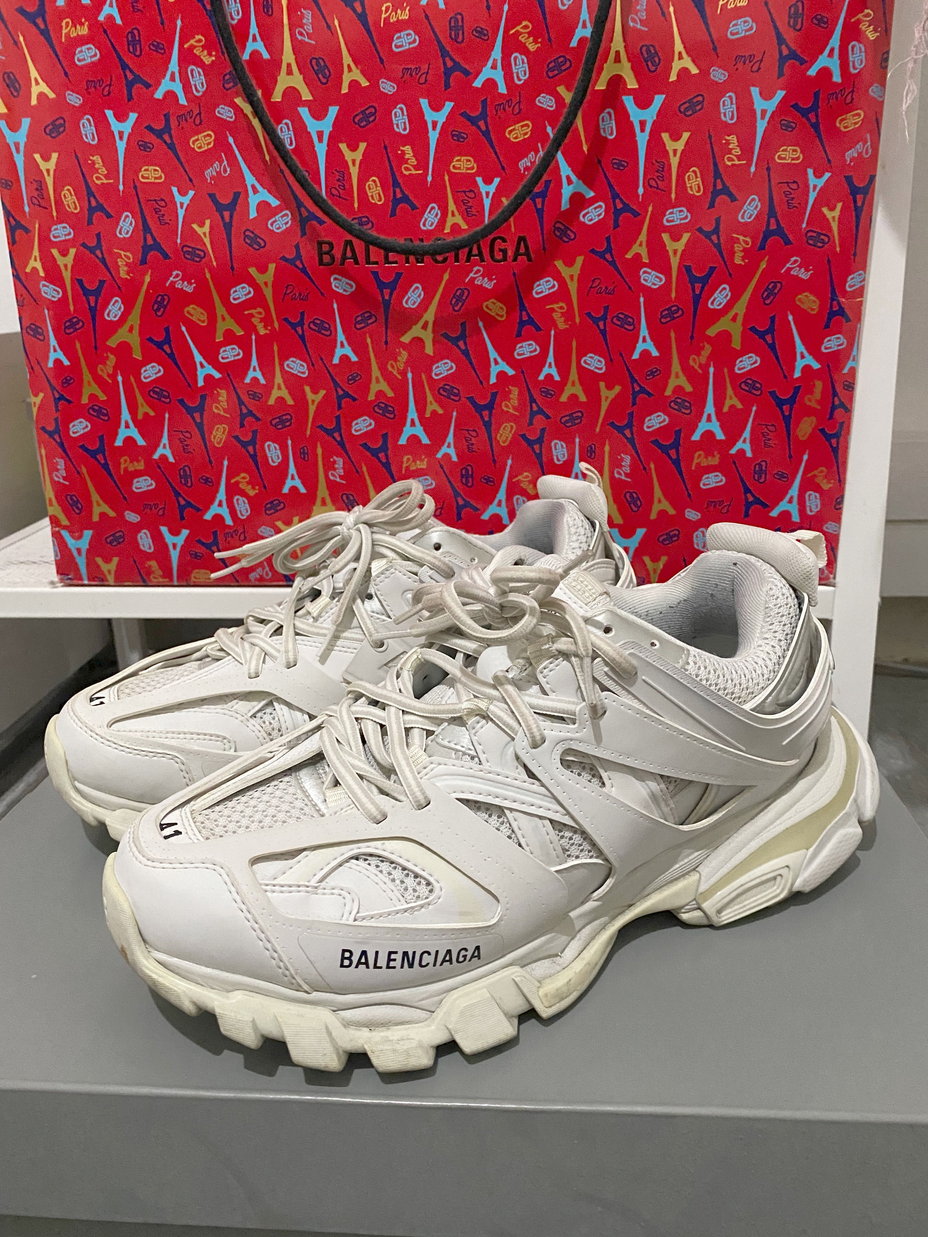 Full white balenciaga hotsell