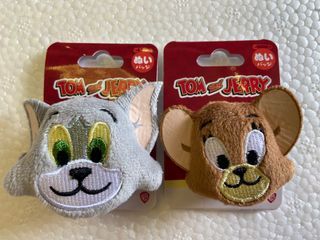 Sekiguchi Tom and & Jerry 毛絨公仔 胸口針 扣針 掛件