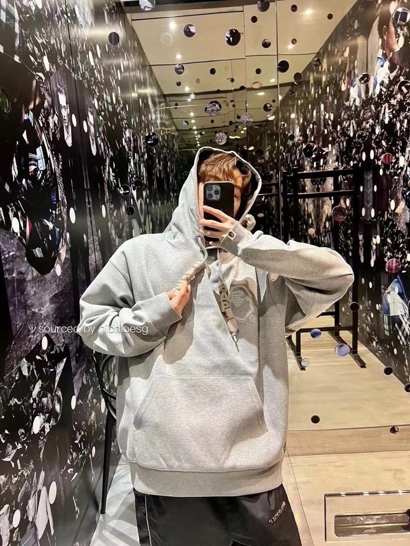 BAPE 3D LETTER PULLOVER HOODIE