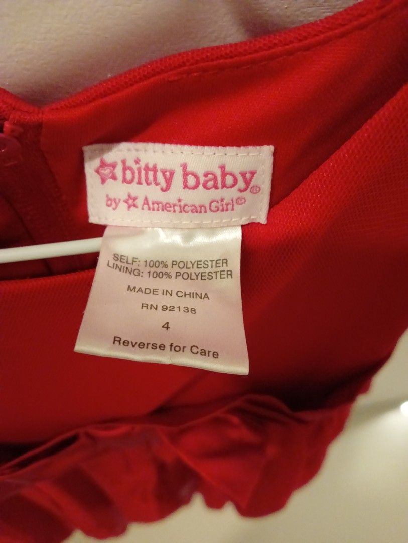 Bitty baby size clearance