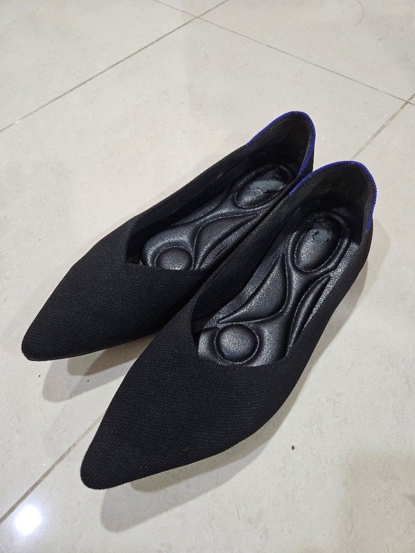 Casual black flats cheap