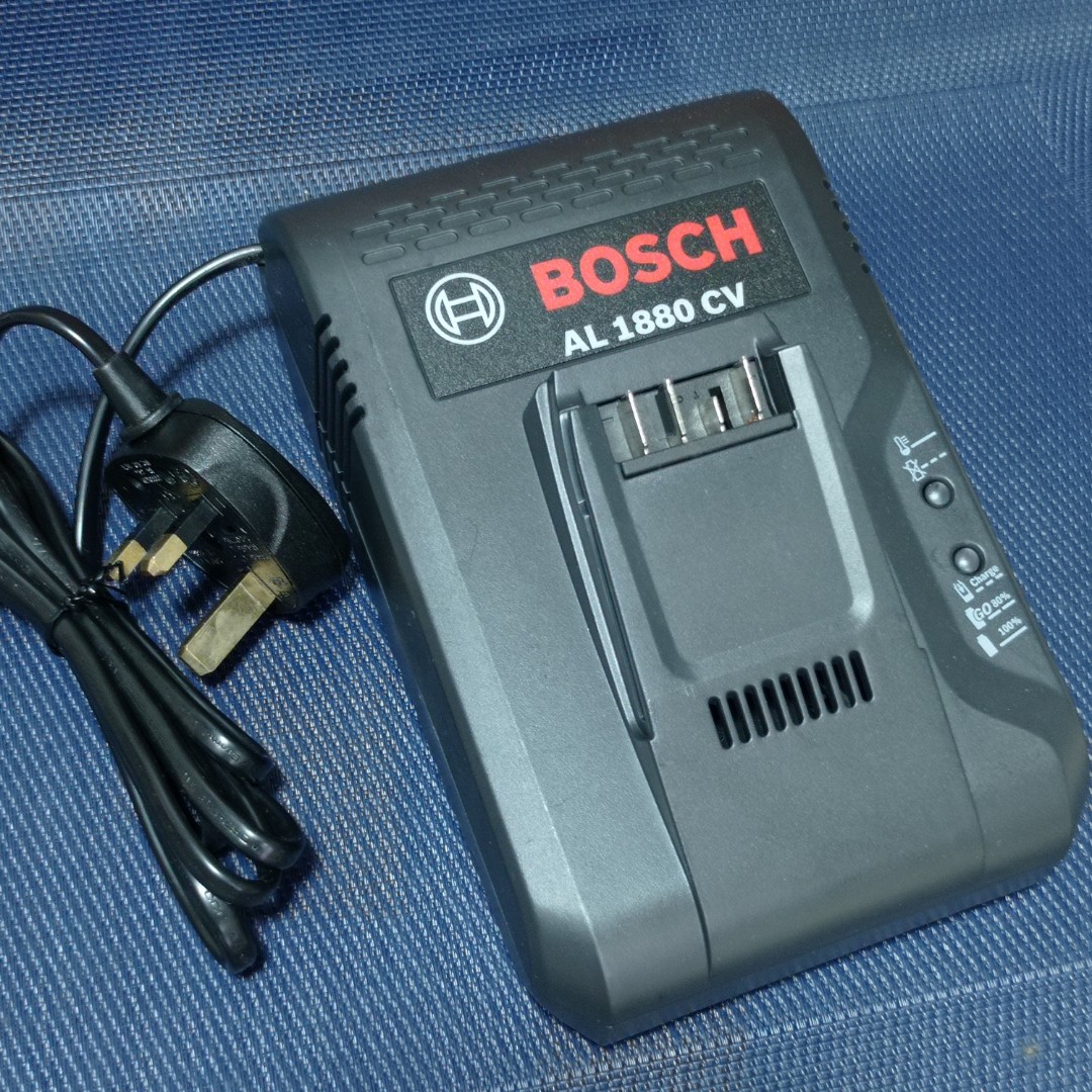 Bosch AL 1880 CV 快速充電器電動工具及吸塵機適用, 家庭電器, 吸塵機＆ 家居清潔電器- Carousell