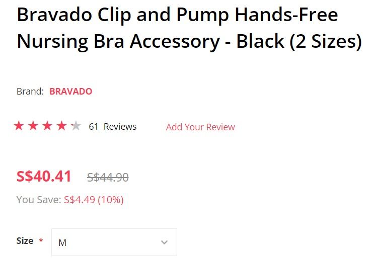 Nursing bra clips - 10 products