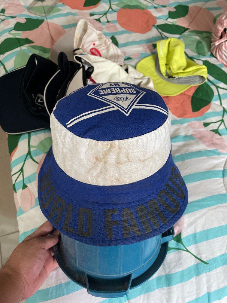 Fake supreme bucket hat on sale