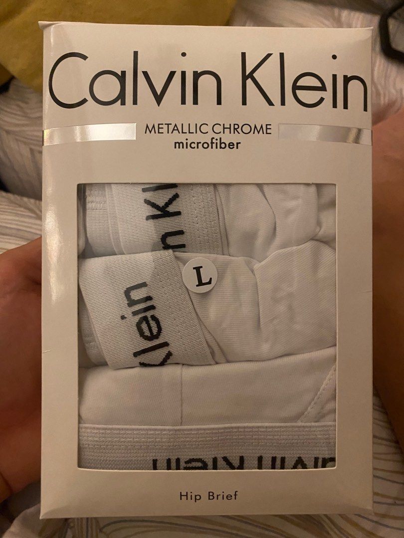 Calvin klein metallic hotsell chrome microfiber