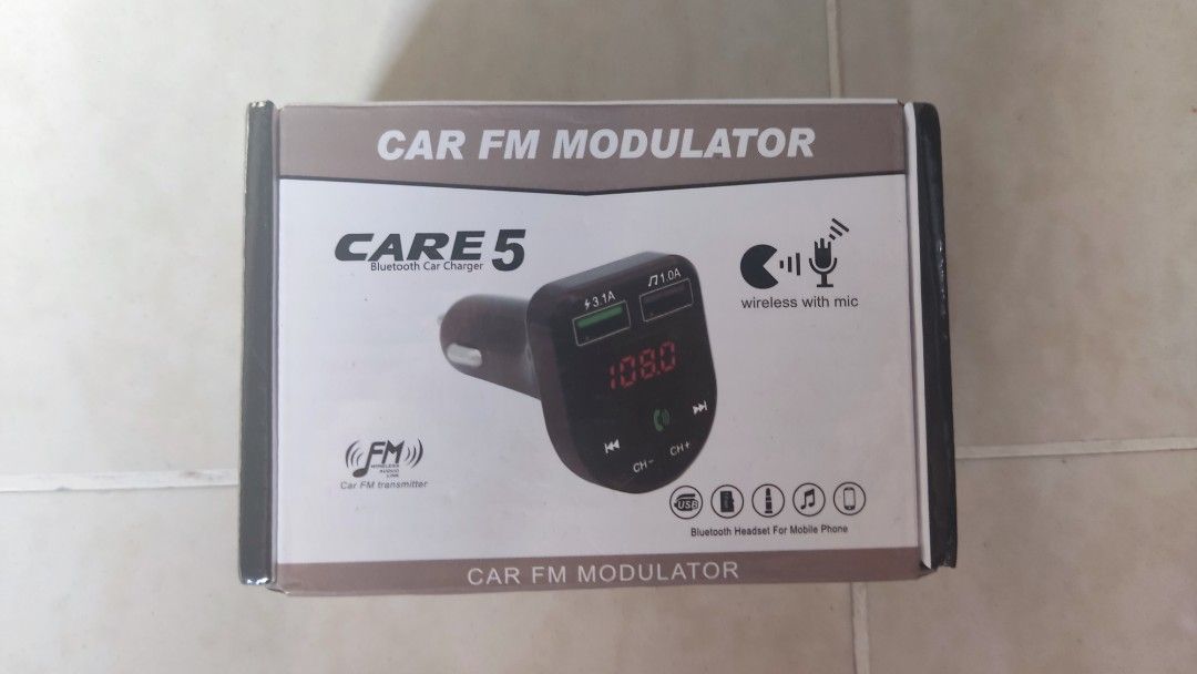 Car FM Modulator (Bluetooth player), Car Accessories, Electronics