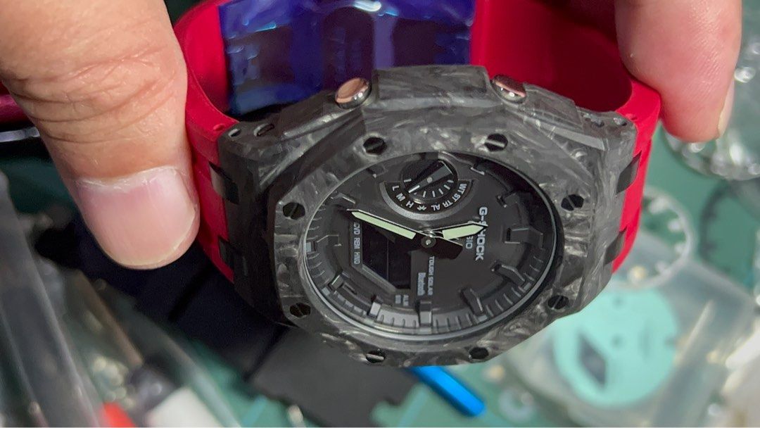 Casio G Shock Casioak carbon fiber case iykyk real ga2100 ga2110