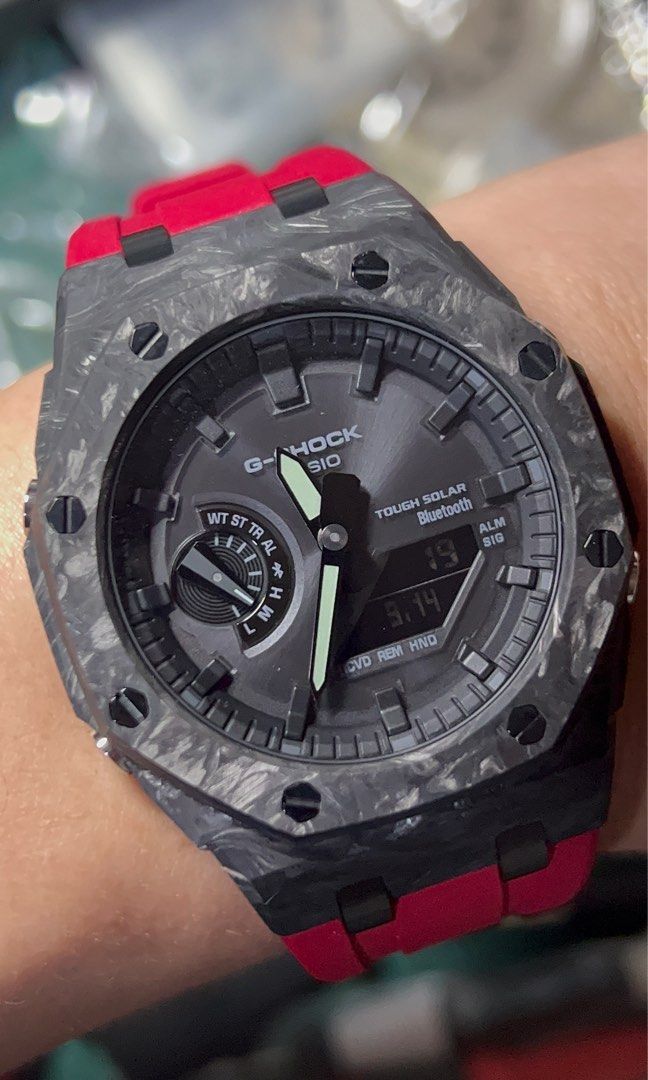 Casio g clearance shock carbon fiber
