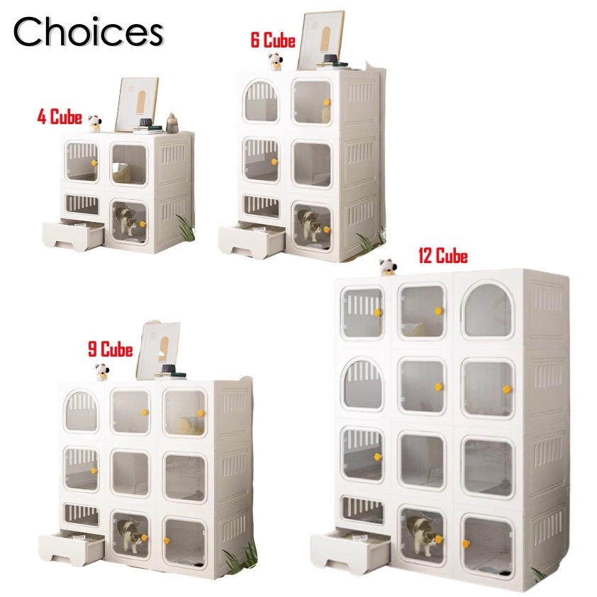Cat Cube Palace Cozy Home/Cat Villa/Luxury House/Cat House/Condo ...