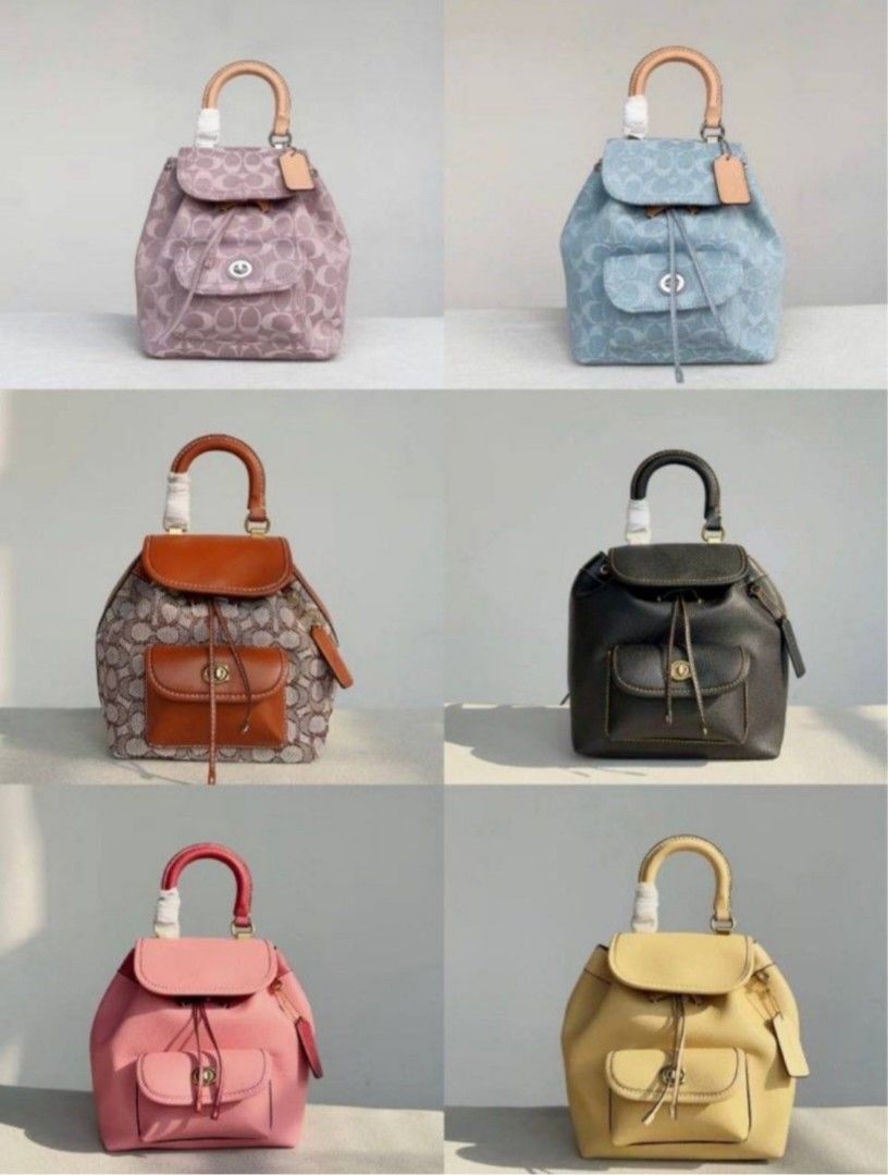 CH588 Preorder coach riya womens leather backpack waiting time 8